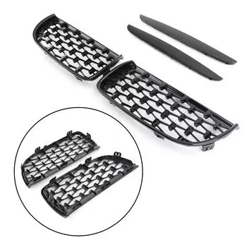 Черная решетка Mesh Kidney Grille для BMW E90 3 серии Sedan 2005-2008