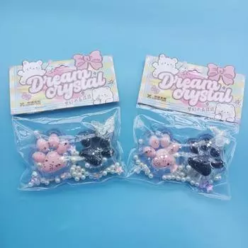 Черная розовая кошачья лапка, мини-кошачья лапка, игрушка для снятия стресса, медленный отскок, прозрачный куб, блестящая игрушка для сжатия, подарок для детей