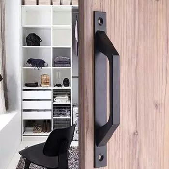 Черная ручка для раздвижной двери балкона, кухонная мебель, ручки, фурнитура, нержавеющая сталь и алюминиевый сплав, золотистый чёрный