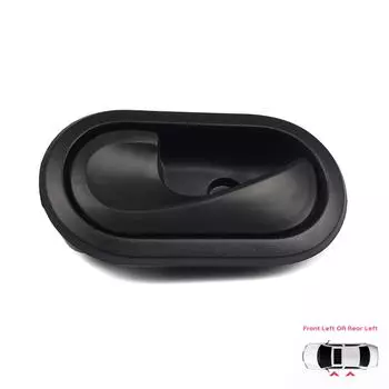 Черная ручка межкомнатной двери BDP601 для передних или задних левых дверей Dacia