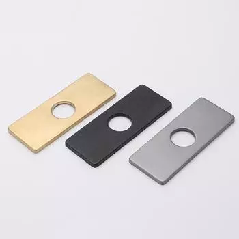 Черная/серая/золотая 4-дюймовая крышка для отверстия на палубе, декоративная крышка для ванной комнаты, кухонного крана для раковины, аксессуаров для ванной комнаты чёрный