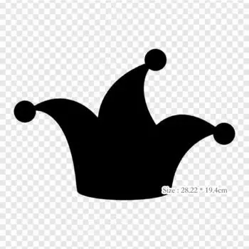 Черная шапка шута, кепка шута и колокольчики, термопереносная печать, виниловые нашивки, наклейки для одежды, аппликации «сделай сам», моющиеся нашивки