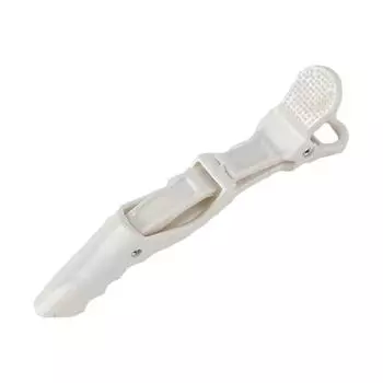 Черная шпилька, бесшовная клипса для разделения при перманентной завивке и окрашивании One Size белый