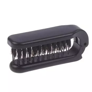 Черная складная расческа для волос, портативная щетка для волос из щетины кабана, массажер для волос, дорожные расчески, аксессуары для укладки волос