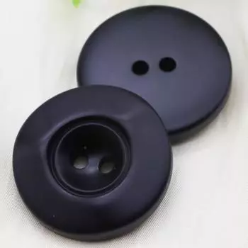 Черная смоляная треугольная пуговица с двумя глазами, одежда, куртка, свитер, костюм, пальто, хлопковое пальто, матовая пуговица Daquan 28L = 18.0MM * Black Triangle Spray Paint Hi