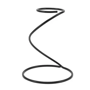 Черная спиральная подставка для кофеварки с металлическим фильтром, держатель рамки, ручная капельная кофеварка