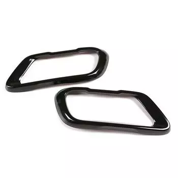 Черная стальная накладка на заднюю выхлопную трубу для BMW X5 G05 X6 G06 X7 G07 2019-21 M