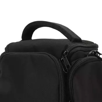 Черная сумка через плечо, многофункциональная водонепроницаемая сумка-мессенджер для камеры для отдыха на природе