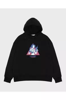 Черная толстовка унисекс с капюшоном Arise Gits