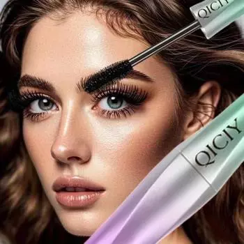 Черная тушь для ресниц подходит для всех типов кожи — водостойкая, удлиняющая и придающая объем формула с технологией, устойчивой к переносу, для густых, эффектных ресниц. 10g