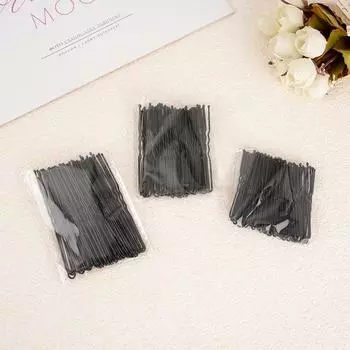 Черная U-образная широкая заколка для волос – большой инструмент для фиксации и боковой зажим