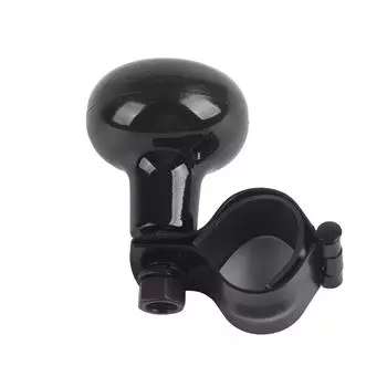 Черная универсальная автомобильная ручка рулевого колеса Heavy Duty Spinner Handle Ball белый