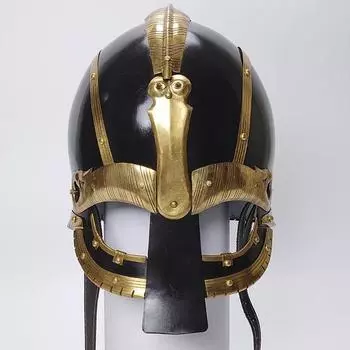 Черная вендалская игра Mendulsaa sca, шлем викинга, средневековые доспехи рыцаря-тамплиера-крестоносца, шлем воина-лерпа викинга, сталь, латунный шлем