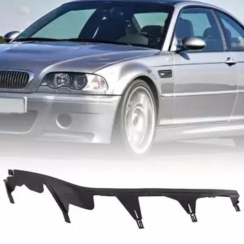 Черная верхняя накладка на фару слева/справа 63128384486 63128384487 Совместимо с 3-й серией E46 4-дверной 98 01