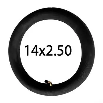Черная внутренняя трубка для езды на бутилкаучуке изогнутый шток клапана для электрического велосипеда 14x2.125