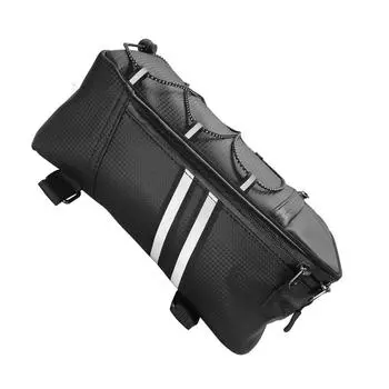 Черная водонепроницаемая и прочная сумка для велосипеда для любителей велоспорта, сумка для велосипеда, сумка на багажник велосипеда, аксессуары для велосипеда