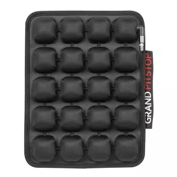 Черная воздушная подушка для сиденья | Дышащая сетка | Нескользящее дно | Надувная подушка для сиденья для велосипеда, автомобиля, дома и офиса | Легкая подушка