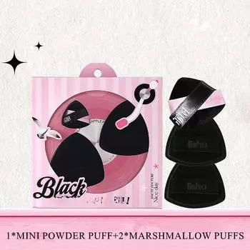 Черная воздушная подушка, основа для макияжа, пудра, блендер, спонжи, сухие, влажные, двойного назначения, детали, косметический аппликатор, инструмент