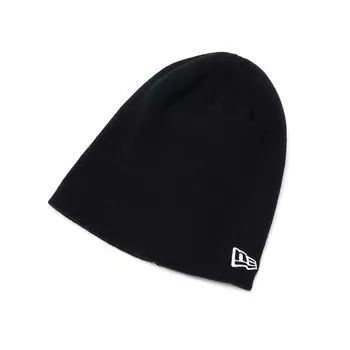 Черная вязаная шапка New Era с черепом, черная, N0000853 11120549 Цвет чёрный