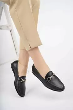 Черная женская кожаная повседневная обувь из натуральной кожи с принтом