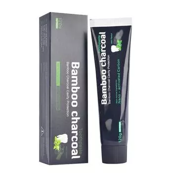 Черная зубная паста с активированным углем, 120 г, натуральная красота зубов, удаляет неприятный запах изо рта, мята, уход за зубами, Прямая доставка 1pc
