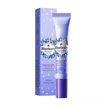 Черничный антиоксидантный крем для век, укрепляющий крем для век, питательный и увлажняющий крем для век вокруг глаз 20 г One Size фиолетовый