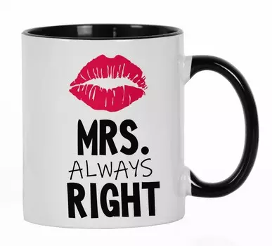 чернильница миссис. Всегда правильные керамические кофейные кружки на 11 унций отлично подходят для невесты, забавная новинка, подарок на помолвку и девичник 11oz чёрный