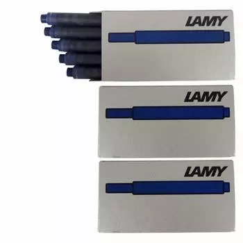 Чернила для картриджа для перьевой ручки LAMY Blue Black 1 коробка 5 бутылок x 3 коробки набор LT10BLBK [предмет]