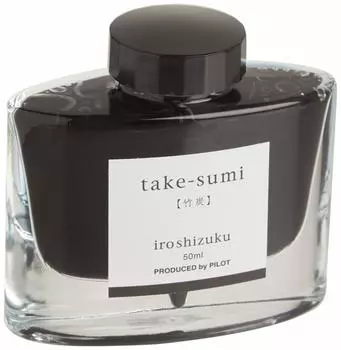 Чернила для перьевой ручки Namiki Iroshizuku Bottle Bamboo Forest 5.000 чёрный