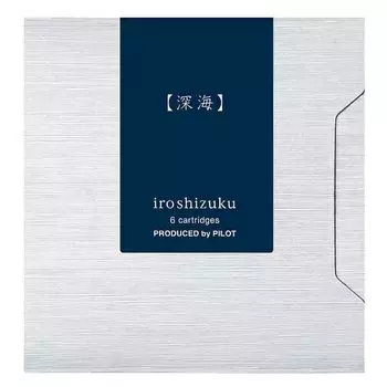 Чернила для перьевой ручки Pilot iroshizuku чернила для картриджей Iroshizuku 6 штук глубокое море (Оптовая закупка) ИРФ-6С-СНК [x3]
