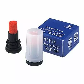 Чернила для заправки ручек Shachihata Name Pen Cartridge Ink Vermilion Shuiro XLR-GP/H
