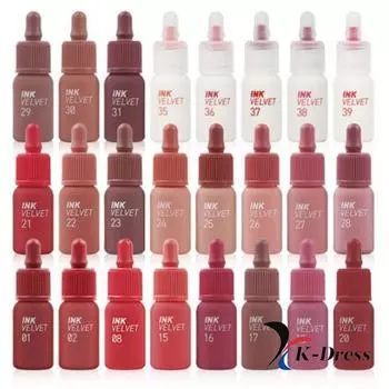 Чернила Peripera The Velvet 4г (29 Цветов) Тинт для губ Color Makeup Velvet Tint Бальзам для губ 01 GOOD BRICK