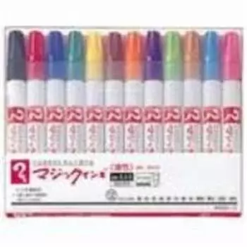 Чернила Teranishi Chemical Magic Fine Book 12 цветов, набор Simple (Резюме) M500C-12 [x3 Set] top1-ds-1460130 [Уникальная упаковка]