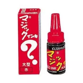 Чернила Teranishi Chemical Magic Ink, большие, красные, 1 упаковка (Коммерческий набор) цвет (Количество) (6 бутылок) [x5 наборов] красный