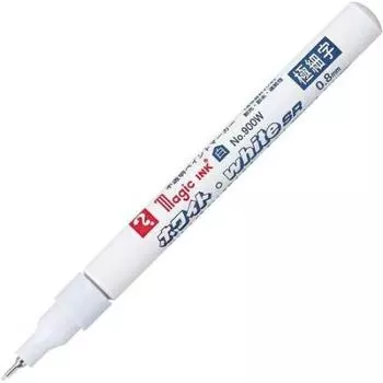 Чернила Teranishi Chemical Magic Ink White SR900W Extra Fine M900W, набор из 10 шт. белый
