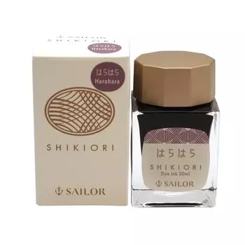 Чернила в бутылочке для перьевой ручки 20 мл, Shikiori, Amane, краситель на водной основе, [Harara] 13-10080-223