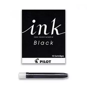 Чернила для картриджа для перьевой ручки Pilot Black