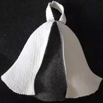 Черно-белая модная женская шапка для сауны, защита головы, баня, анти-жар, свободный размер, русский стиль, шапочка для душа, шапка для сауны, новый стиль белый