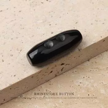 Черно-белая смоляная пряжка из оливкового дерева, пальто-тренч, пара пряжек, пуховик, хлопковая куртка, роговая пряжка, пуговица Black 3cm