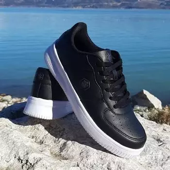 Черно-белые кроссовки Lumberjack Finster