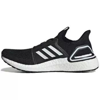 Черно-белые кроссовки унисекс adidas UltraBoost 19 U EH1014