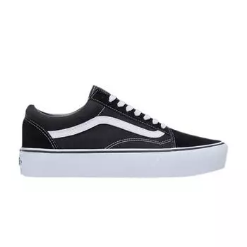 Черно-белые кроссовки унисекс на платформе Vans Old Skool VN0A3B3UY28 34.5