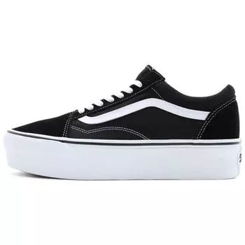 Черно-белые кроссовки унисекс Vans Old Skool Stackform True-White VN0A7Q5M6BT 38.5
