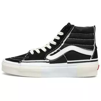 Vans Sk8-Hi Reconstruct - Черно-белые унисекс кеды True-White VN0005UK6BT 36