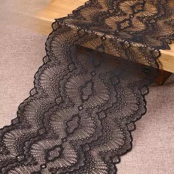Черно-белые кружевные края, аксессуары, широкая эластичная ажурная сетка, ручная работа, одежда для дивана, декоративное кружево 1 #black * 2m