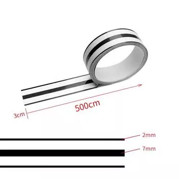 Черно-белые наклейки на плитку, водонепроницаемые самоклеящиеся напольные и настенные швы, уплотнительная лента, крышка для зазоров, украшение «сделай сам» для гостиной, кухни, ванной комнаты 3*500cm синий