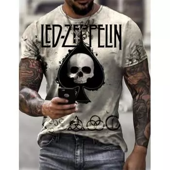 Черно-белые покерные принты с реалистичными черепами и классные футболки для повседневной носки. XS