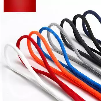 Черно-белые полукруглые шнурки Yexiang для баскетбольной, повседневной и спортивной обуви 100 cm