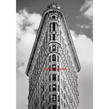 Черно-белые постеры и принты Нью-Йорка, современные достопримечательности Нью-Йорка, холст, живопись, настенное искусство, картина для гостиной, домашний декор 21cm30cm NoFrame