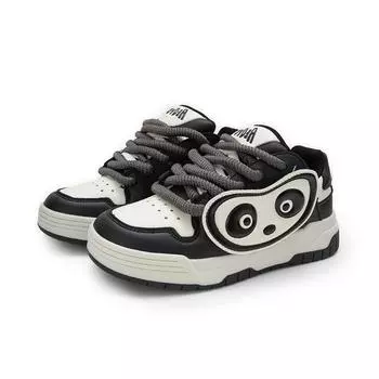 Черно-белые ретро-кеды Bread, весенние новые уличные кроссовки Niche, женские повседневные туфли на платформе с большим носком для женщин 36